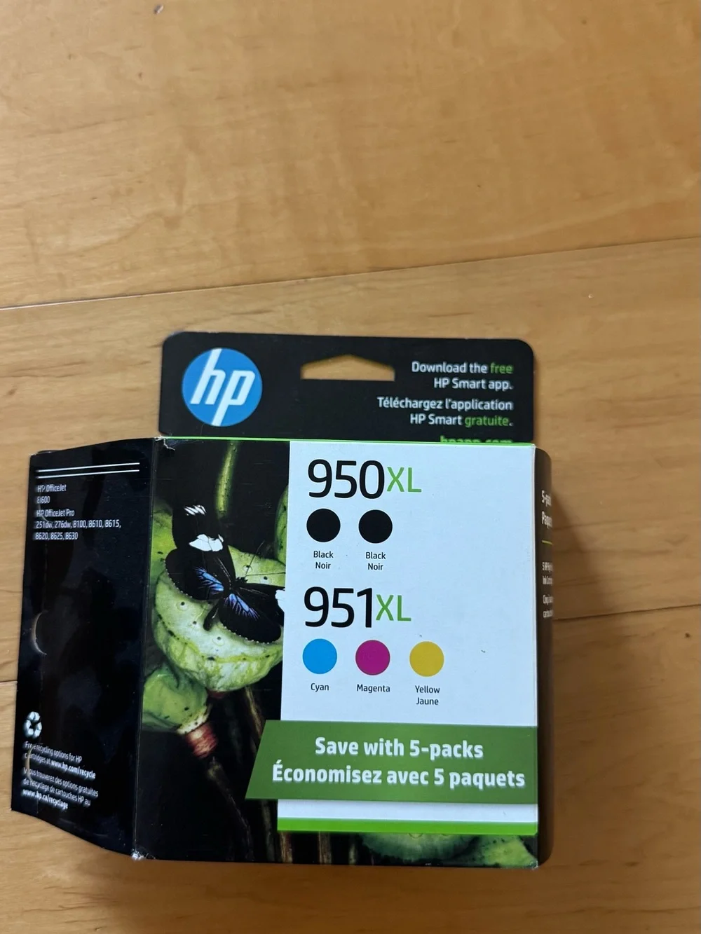 5pk Genuine HP Ink 950XL Black x3 & 951XL Magenta Cyan OfficeJet Set